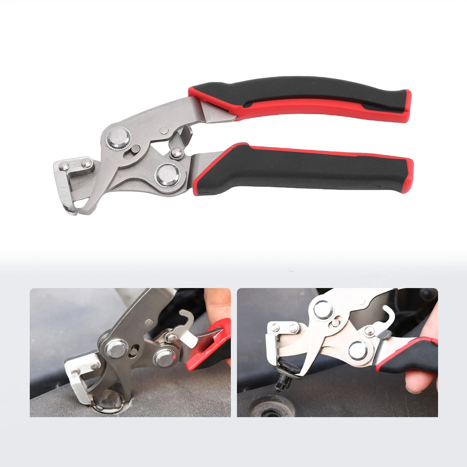 Snap Fastener Setter - Auto-Klemmzangen-Demontage- und Montagewerkzeug aus Edelstahl, Multifunktionale