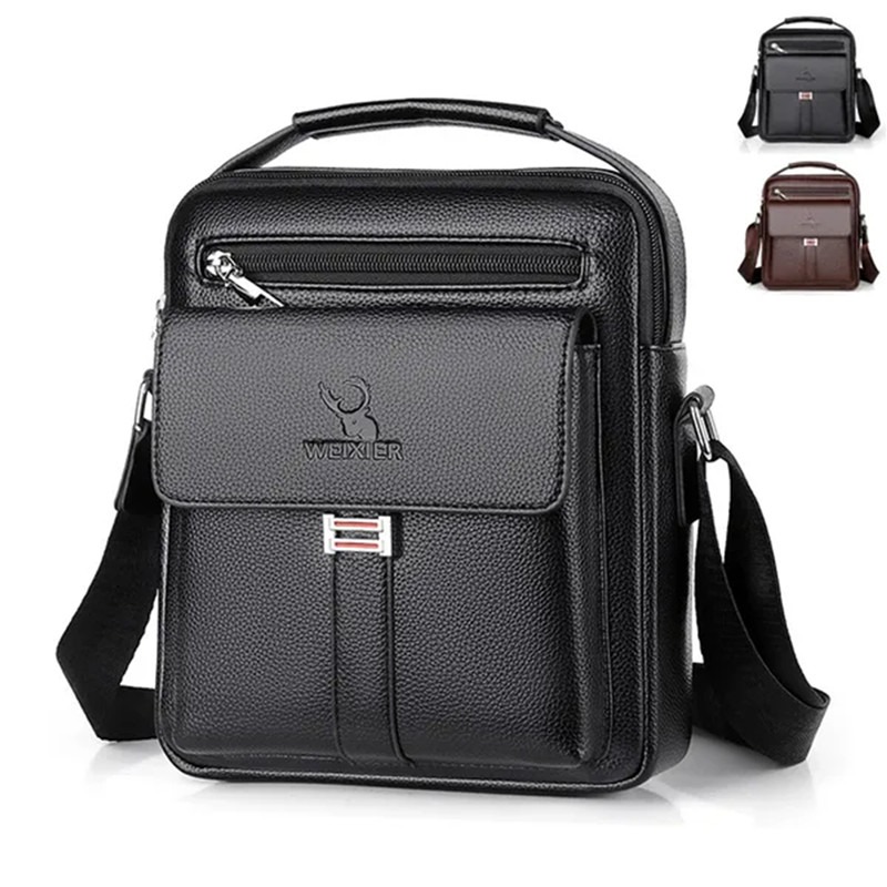 Leather Work Bag Men - Hohe Qualität Männer Schulter Tasche Männer