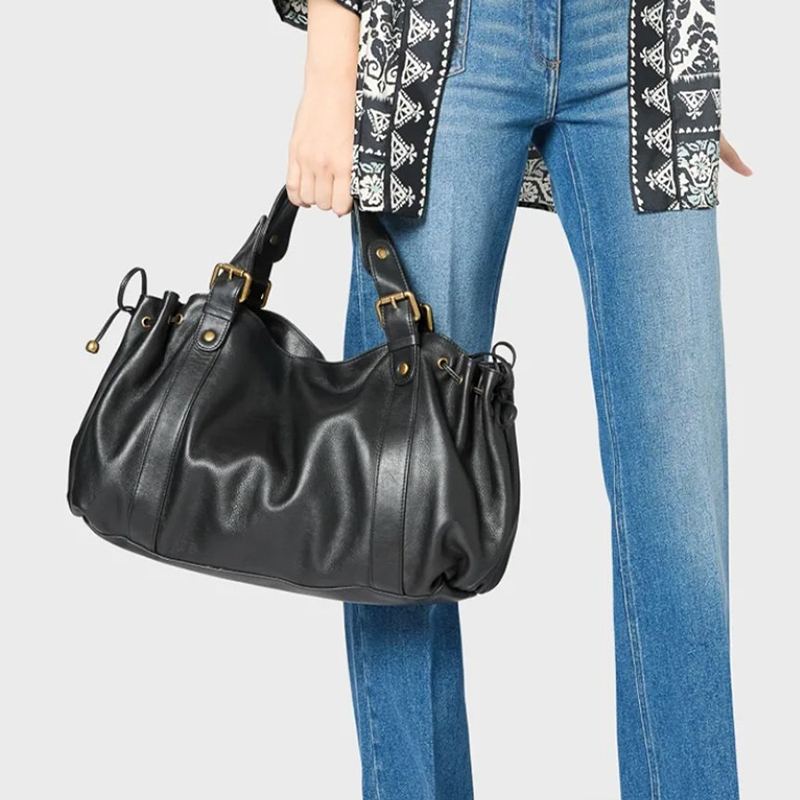 Leather Work Handbags For Women - 2026 Damen Mode Vielseitige Pendler-Schultertasche Boston-Tasche