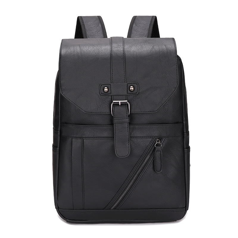 Leather Work Rucksack Mens - AOTIAN Hochwertiger Business-Rucksack aus bedrucktem Leder