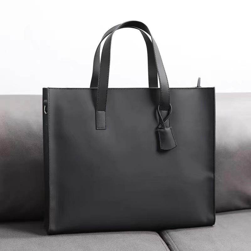 Leather Work Bag Men - 2026 Neue Herren-Handtasche mit Schultergurt Umhängetasche