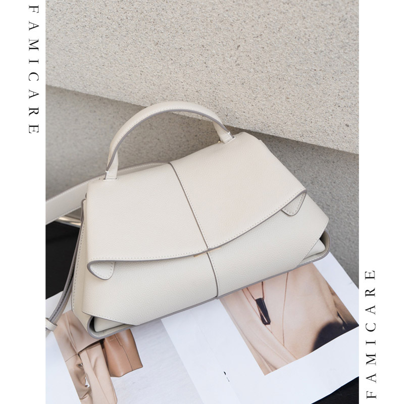 Leather Work Handbags For Women - Damen Luxus Echtleder Umhängetaschen Vielseitige Elegante