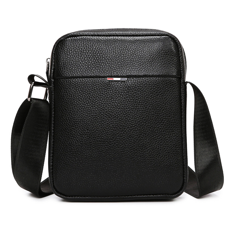 Leather Work Bag Men - Herren-Umhängetasche aus Leder im Business-Stil, trendige