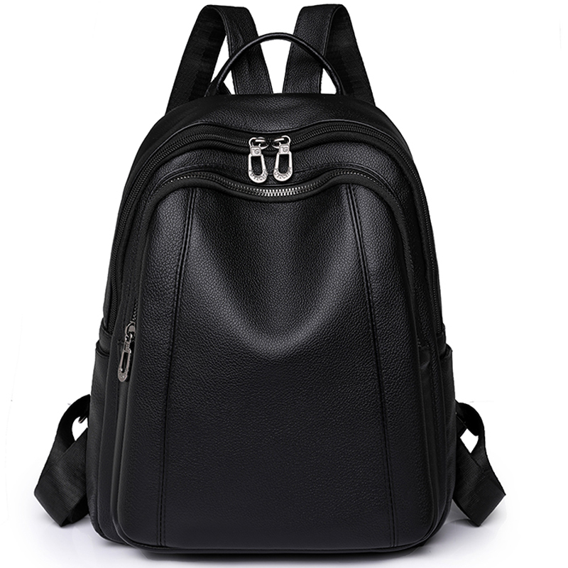 Leather Work Backpack - Hohe Qualität Leder Rucksack Frauen Große