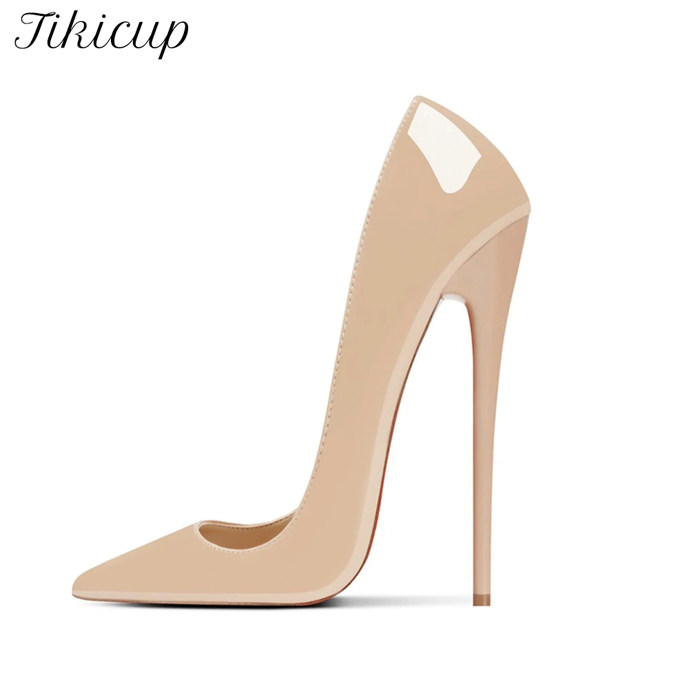 Leather Work Heels - Neuer Stil Sexy 16CM Extreme Spitze
