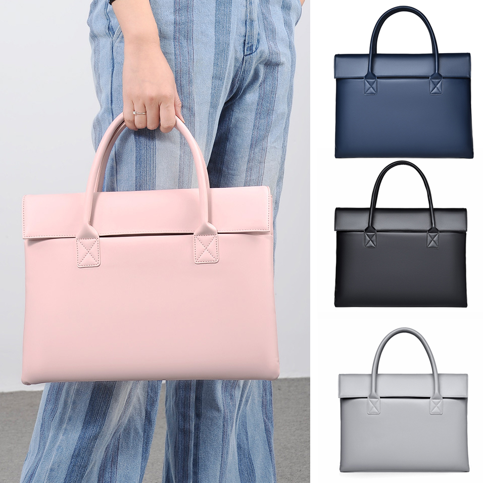 Leather Work Bag Laptop - Aktentasche Frauen Executive Pu Leder Handtasche