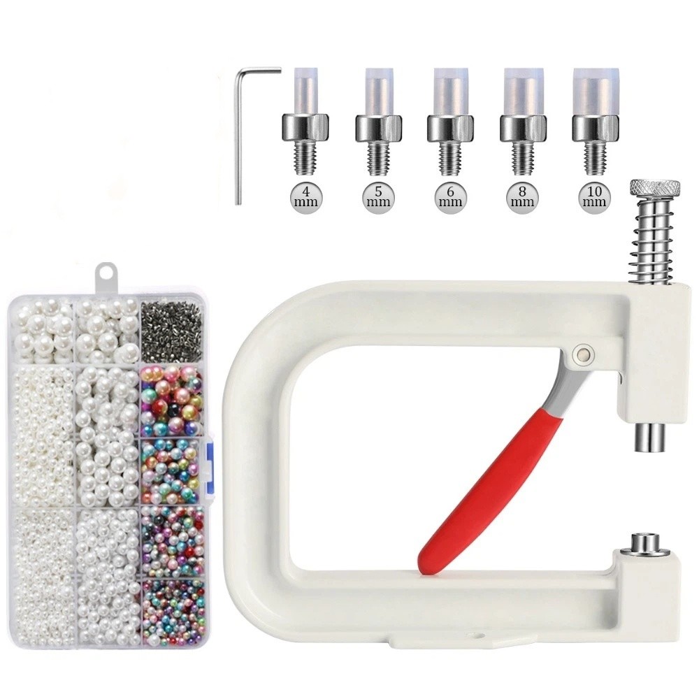Snap Fastener Setter - Handperlen-Pressmaschine, tragbares, modisches Design, manuelles Perlenpresswerkzeug
