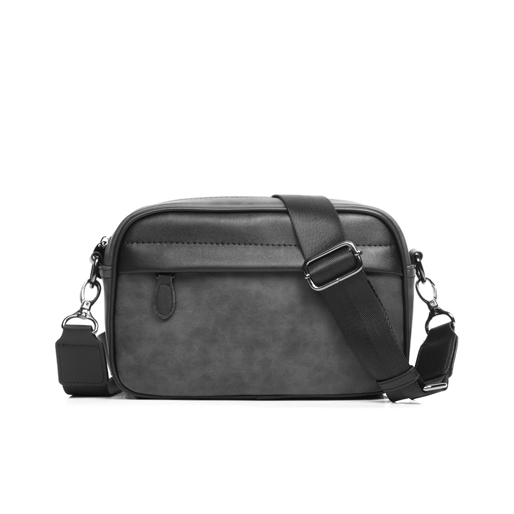 Leather Work Bag Laptop - Männer klassisches Muster Business Schulter taschen