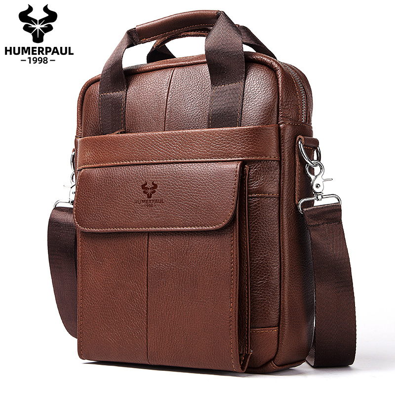 Leather Work Bag Men - Robuste Taschen aus echtem Leder für