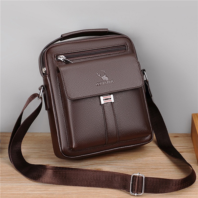 Hohe Qualität Männer Schulter  – Leather Work Bag Men Bewertung und Preis