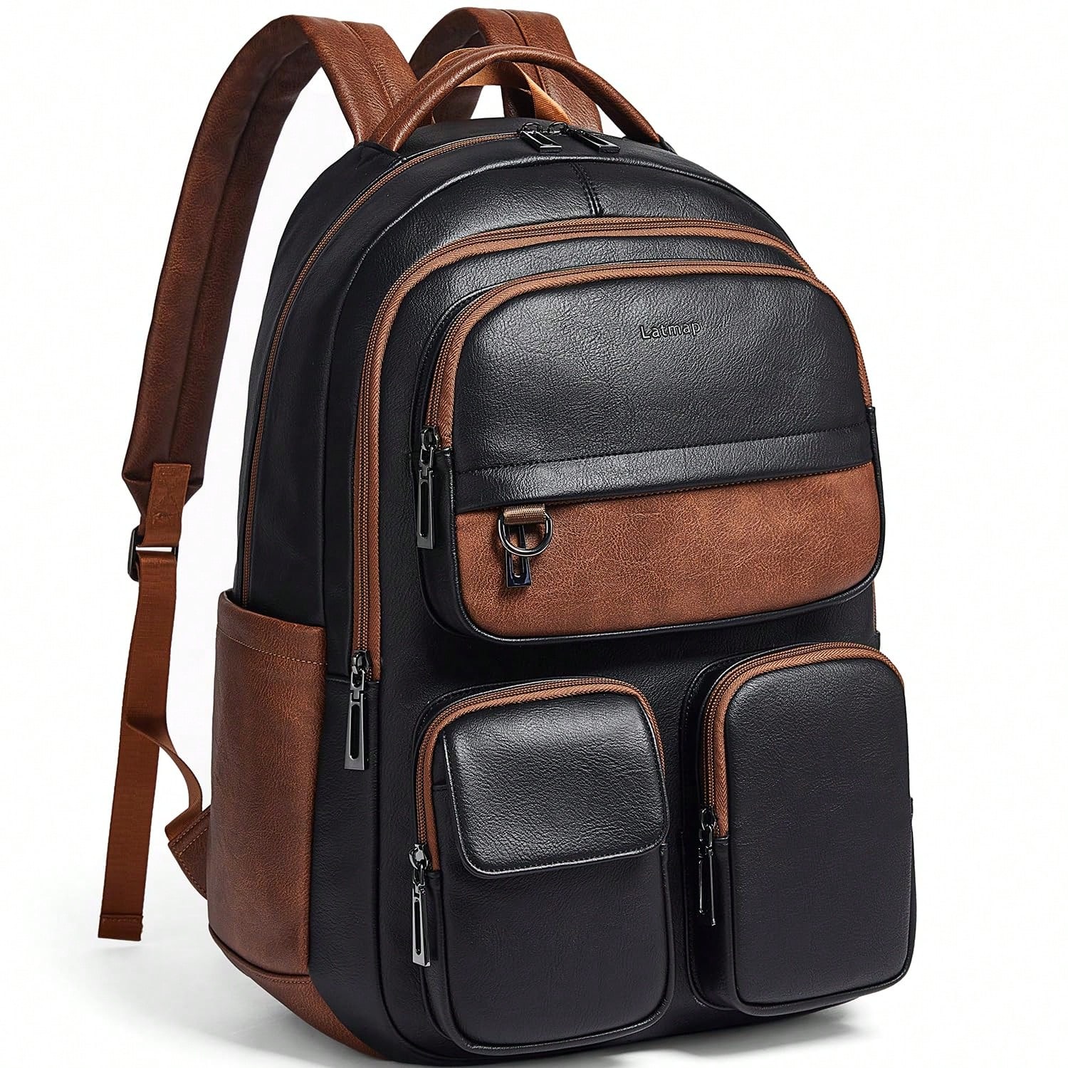 LATMAP Veganer Leder-Rucksack  – Leather Work Bag Laptop Bewertung und Preis