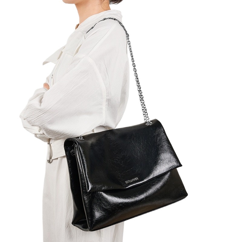 Damen-Kettentasche aus Echtled – Leather Work Bag Laptop Bewertung und Preis