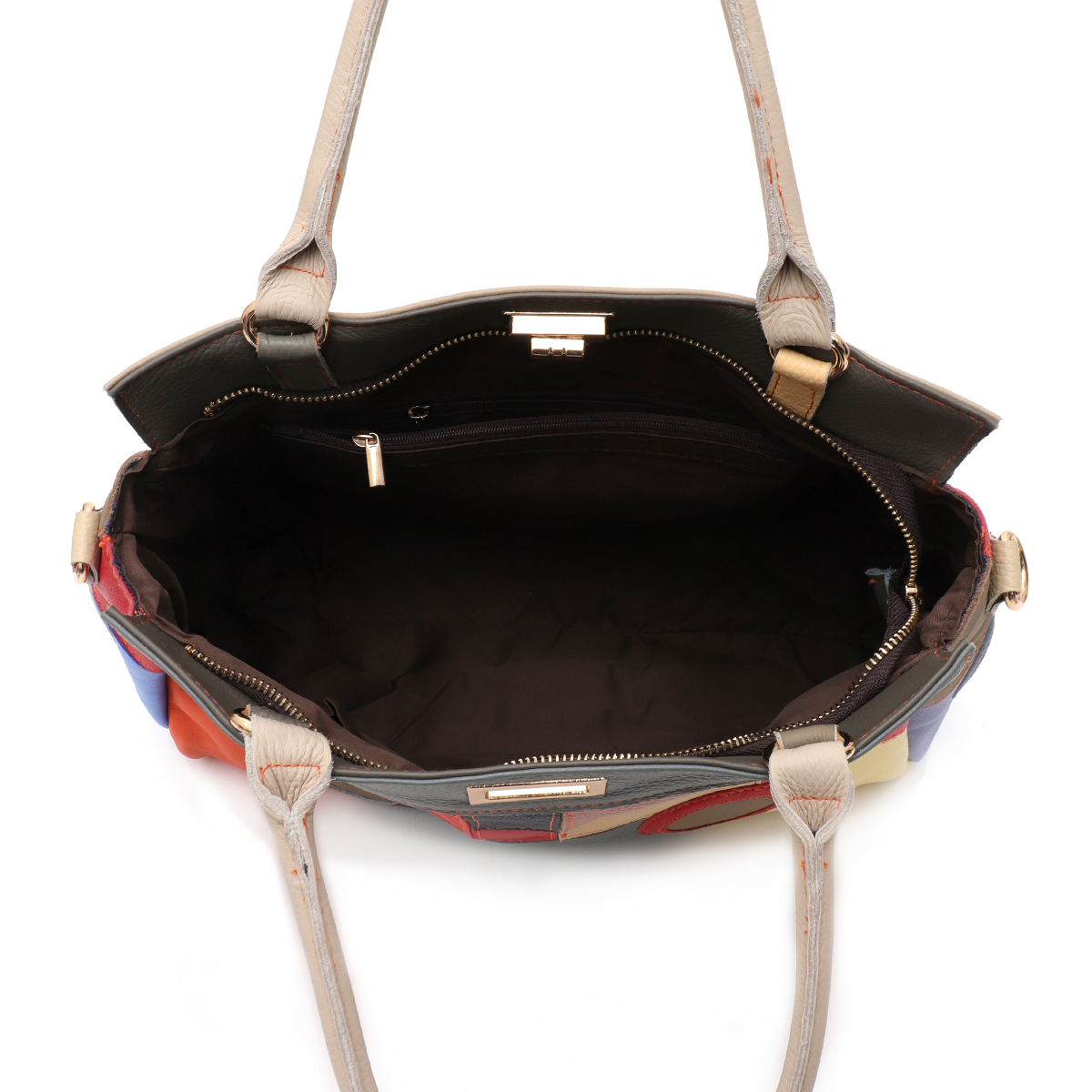 SC Chic Bunte Echt Leder Geome – Leather Work Handbags For Women Bewertung und Preis