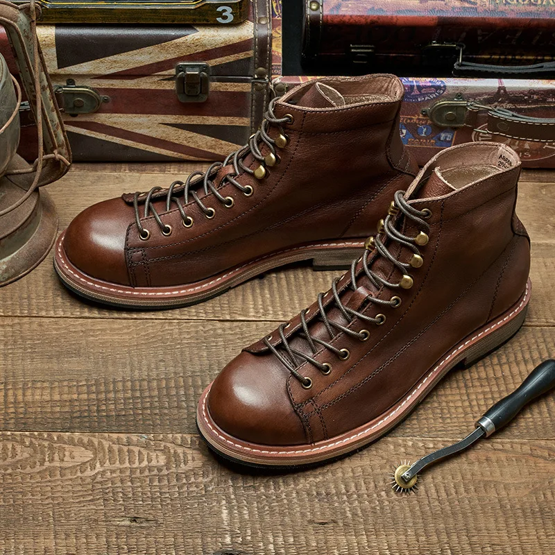 Handgemachte britische große G – Leather Work Boots Bewertung und Preis