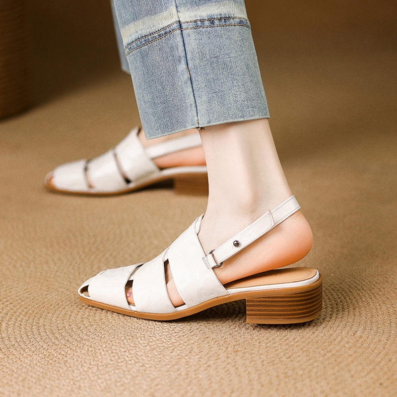 NEUE Sommer Frauen Sandalen Au – Leather Work Heels Bewertung und Preis