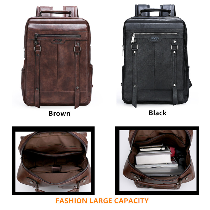 Jeep Buluo Herren-Lederrucksac – Leather Work Rucksack Mens Bewertung und Preis