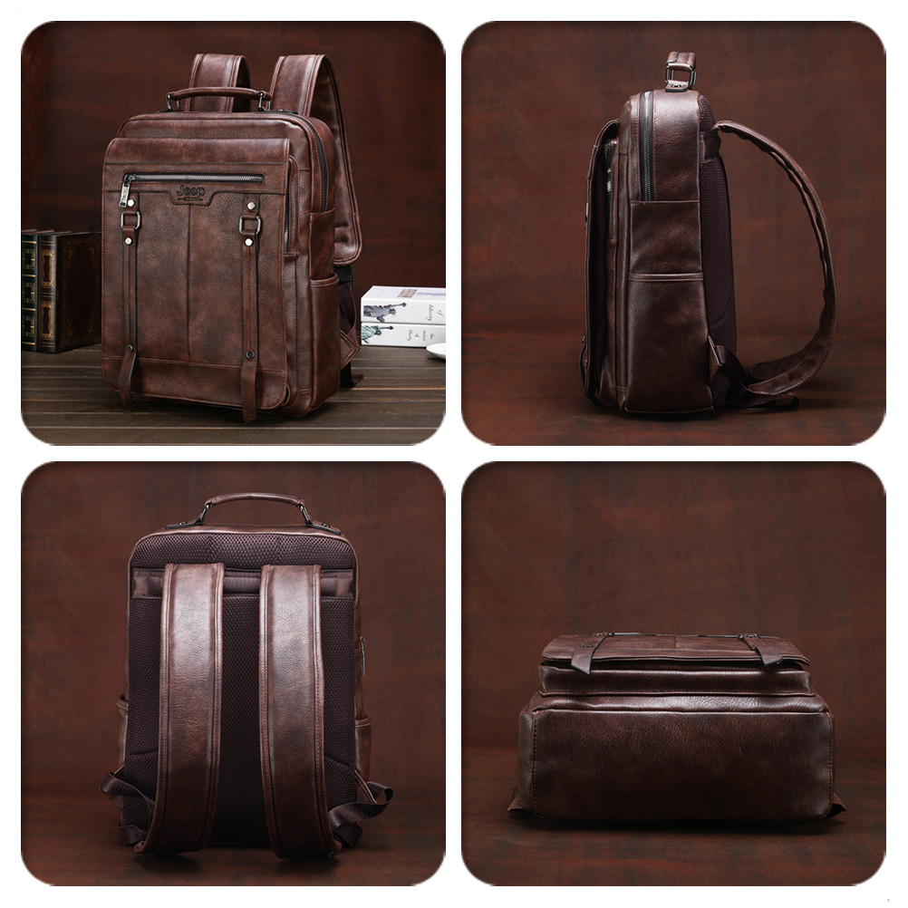 Jeep Buluo Herren-Lederrucksac – Leather Work Rucksack Mens Bewertung und Preis