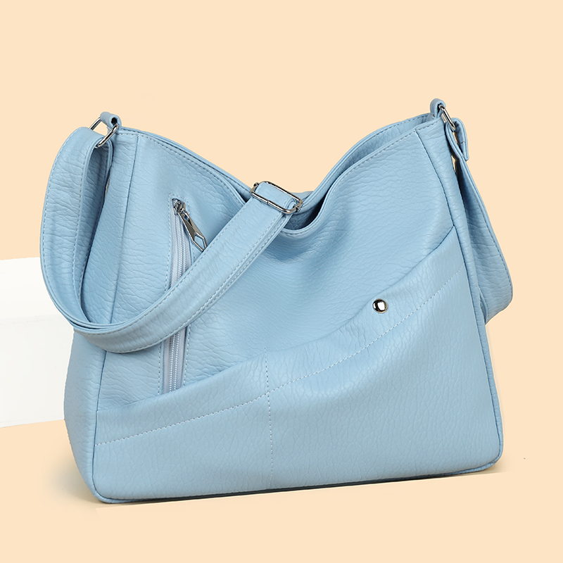 Damen-Umhängetasche aus PU-Led – Leather Work Handbags For Women Bewertung und Preis