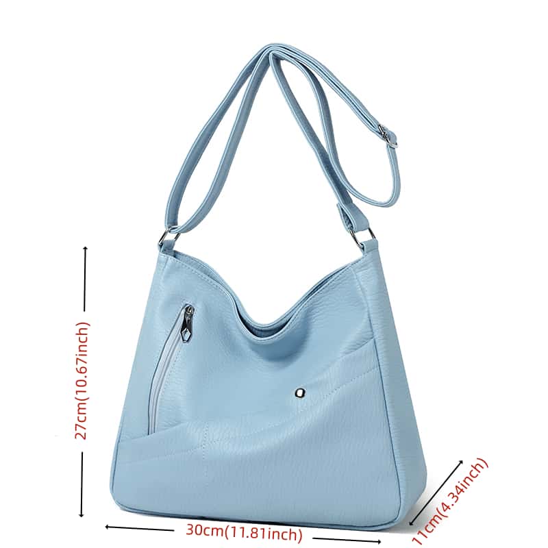 Damen-Umhängetasche aus PU-Led – Leather Work Handbags For Women Bewertung und Preis