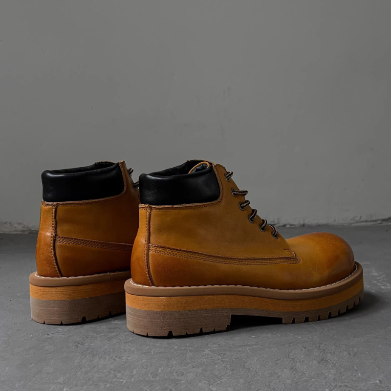 Britischer Stil Herren Stiefel – Leather Work Boots Bewertung und Preis