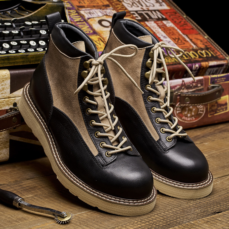 Herren-Arbeitsstiefel mit kurz – Leather Work Boots Bewertung und Preis