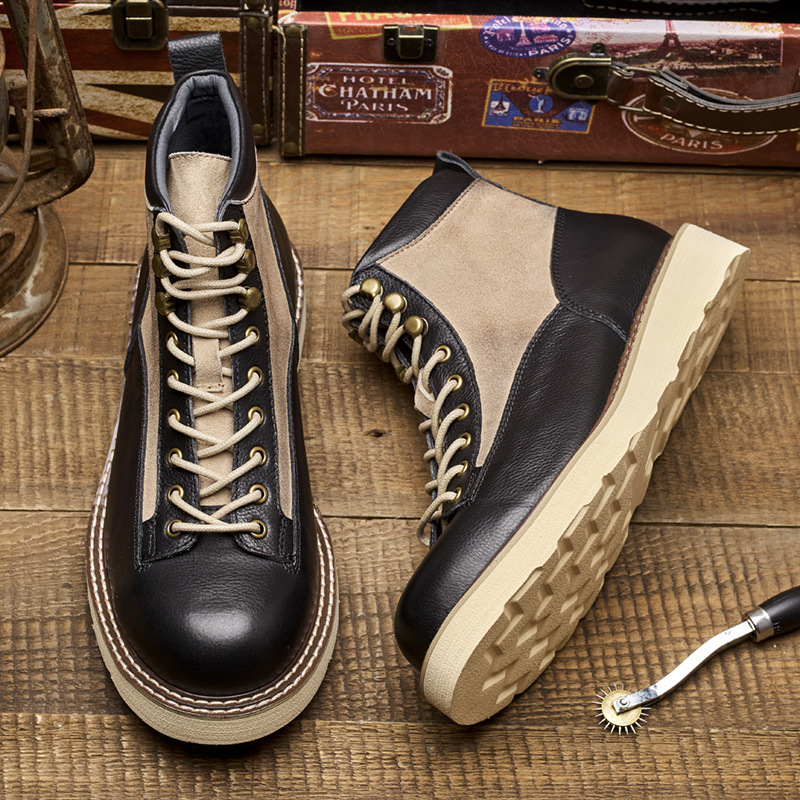 Herren-Arbeitsstiefel mit kurz – Leather Work Boots Bewertung und Preis