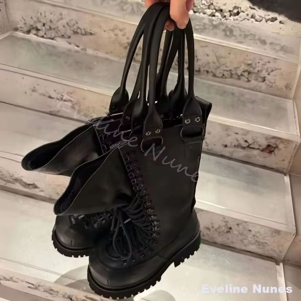 Retro Echtleder Motorradstiefe – Leather Work Boots Bewertung und Preis