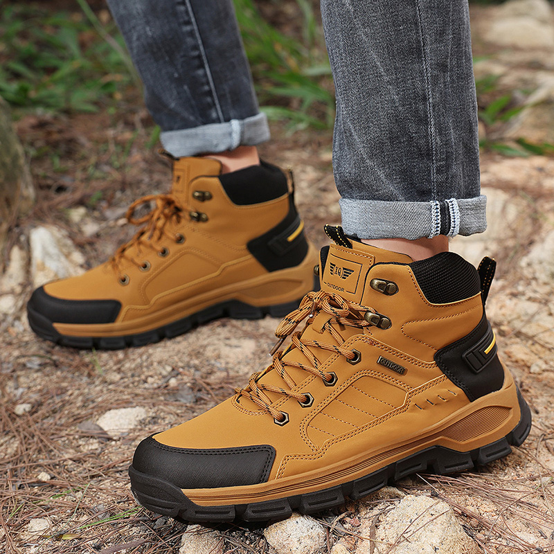 Neue Herbst herren Stiefel Mod – Leather Work Boots Bewertung und Preis