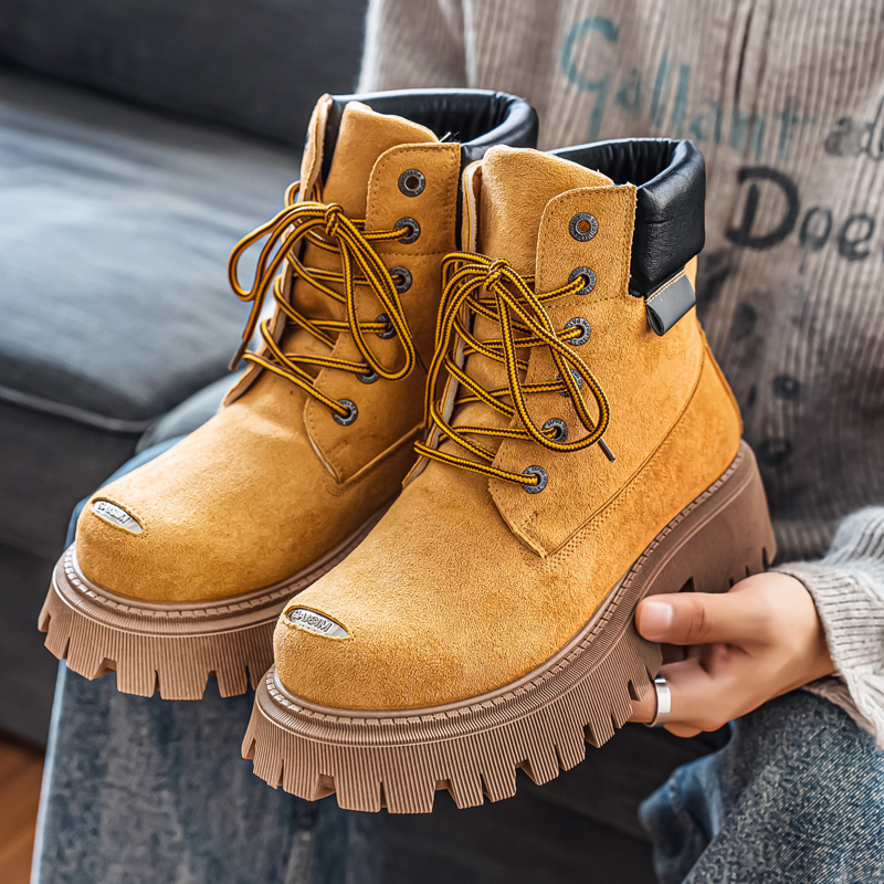 Klassische High-Top-Stiefel au – Leather Work Boots Bewertung und Preis