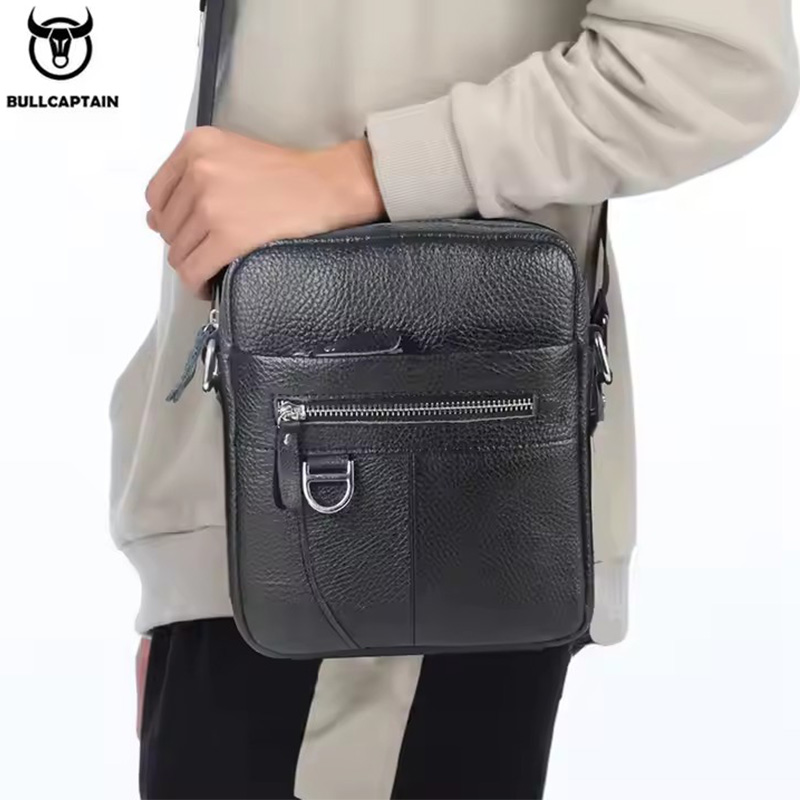 BULLCAPTAIN Herren-Umhängetasc – Leather Work Bag Men Bewertung und Preis