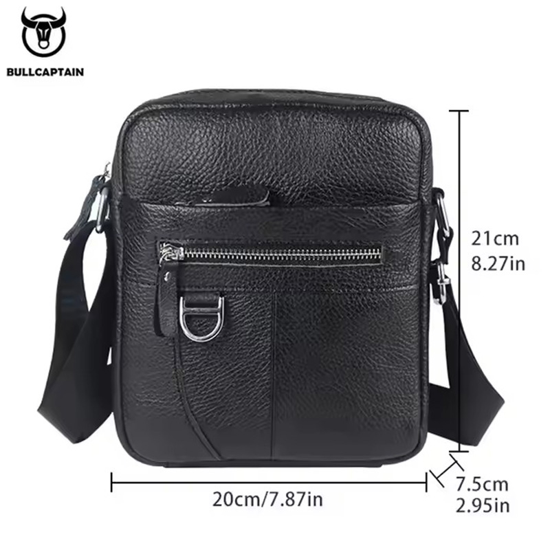 BULLCAPTAIN Herren-Umhängetasc – Leather Work Bag Men Bewertung und Preis
