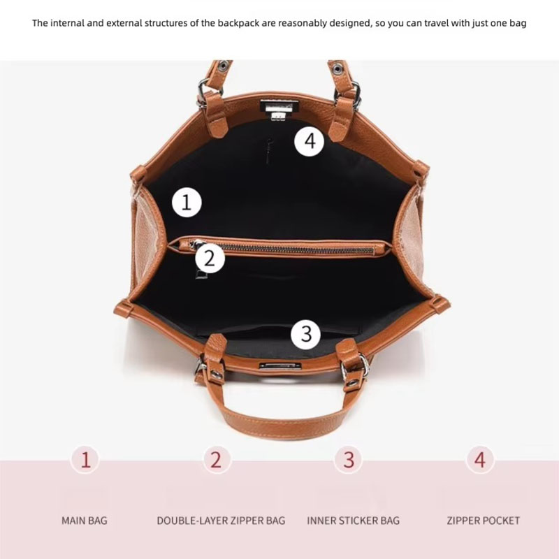 Damen Große Kapazität Tragetas – Leather Work Handbags For Women Bewertung und Preis