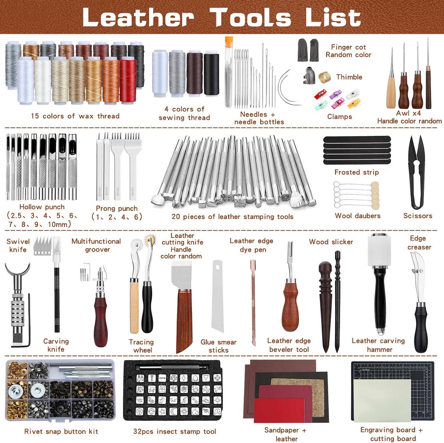 Lederbearbeitungs-Set mit Werk – For Leather Work Bewertung und Preis