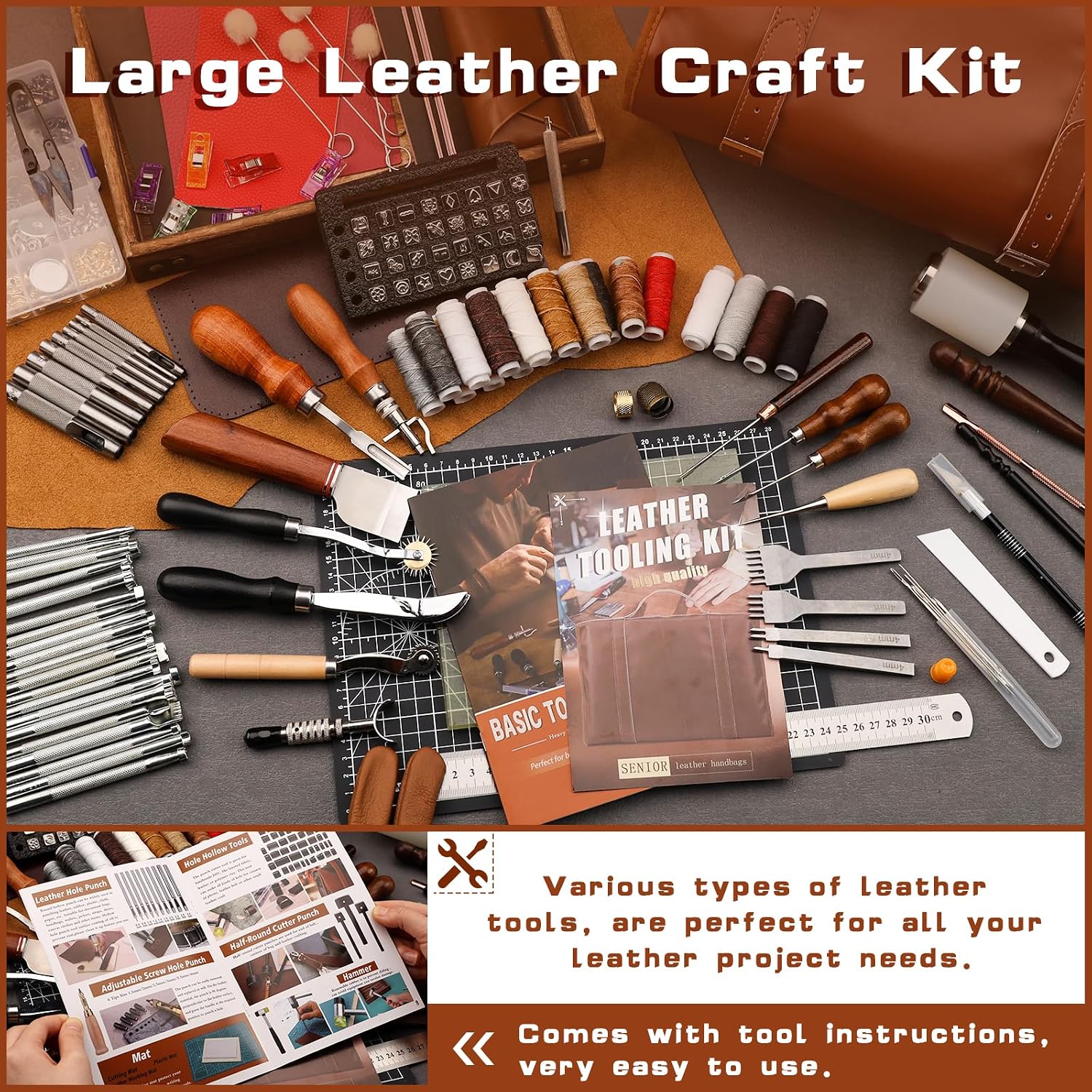 Lederbearbeitungs-Set mit Werk – For Leather Work Bewertung und Preis
