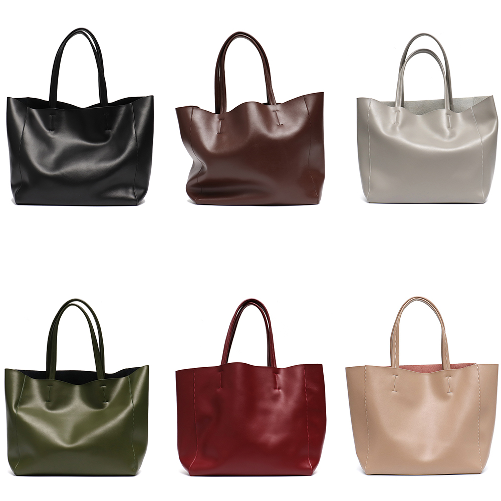 Minimalistische große Tragetas – Leather Work Handbags For Women Bewertung und Preis