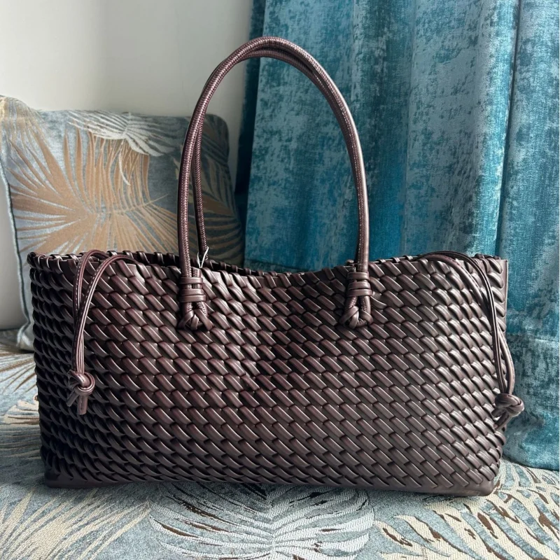 Designer Luxus PU Gewebte Trag – Leather Work Handbags For Women Bewertung und Preis