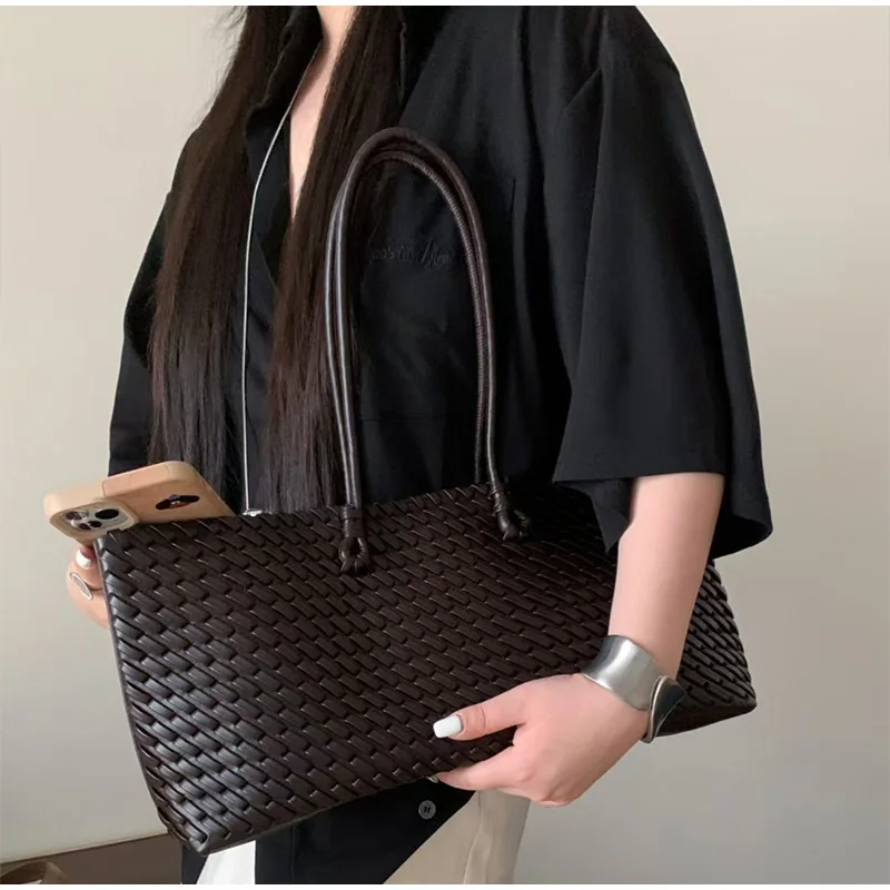 Designer Luxus PU Gewebte Trag – Leather Work Handbags For Women Bewertung und Preis