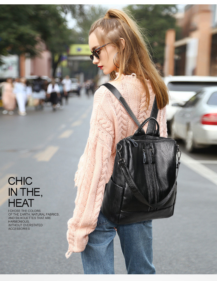 Frauen Weiches Leder Rucksack  – Leather Work Backpack Bewertung und Preis