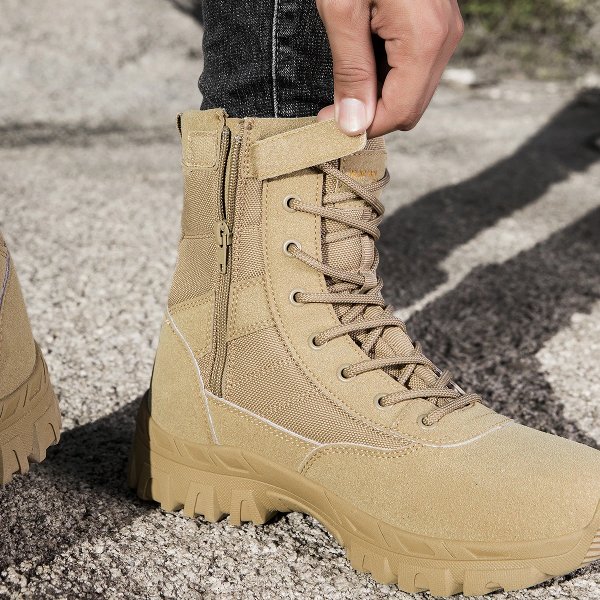 Herren Outdoor Wanderschuhe Hi – Leather Work Boots Bewertung und Preis