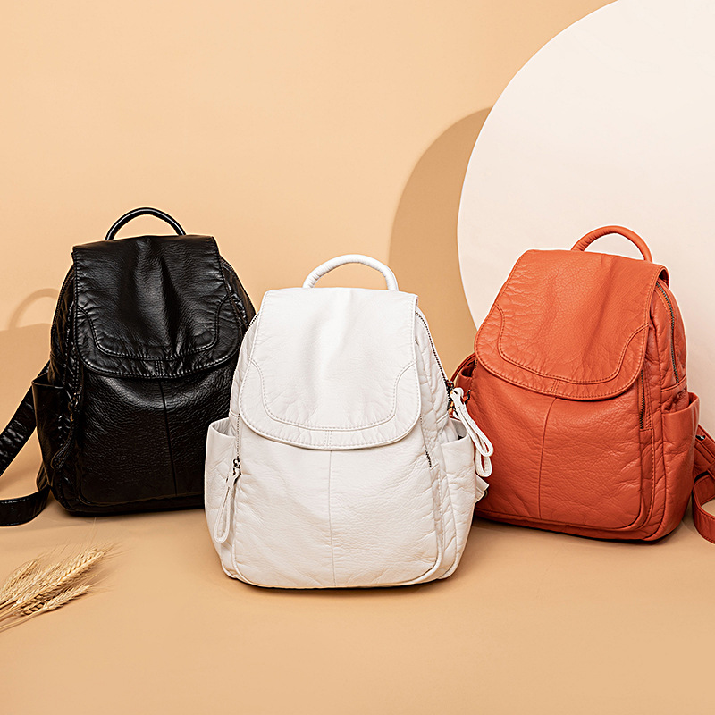 Damen rucksack weiß gewaschene – Leather Work Backpack Bewertung und Preis
