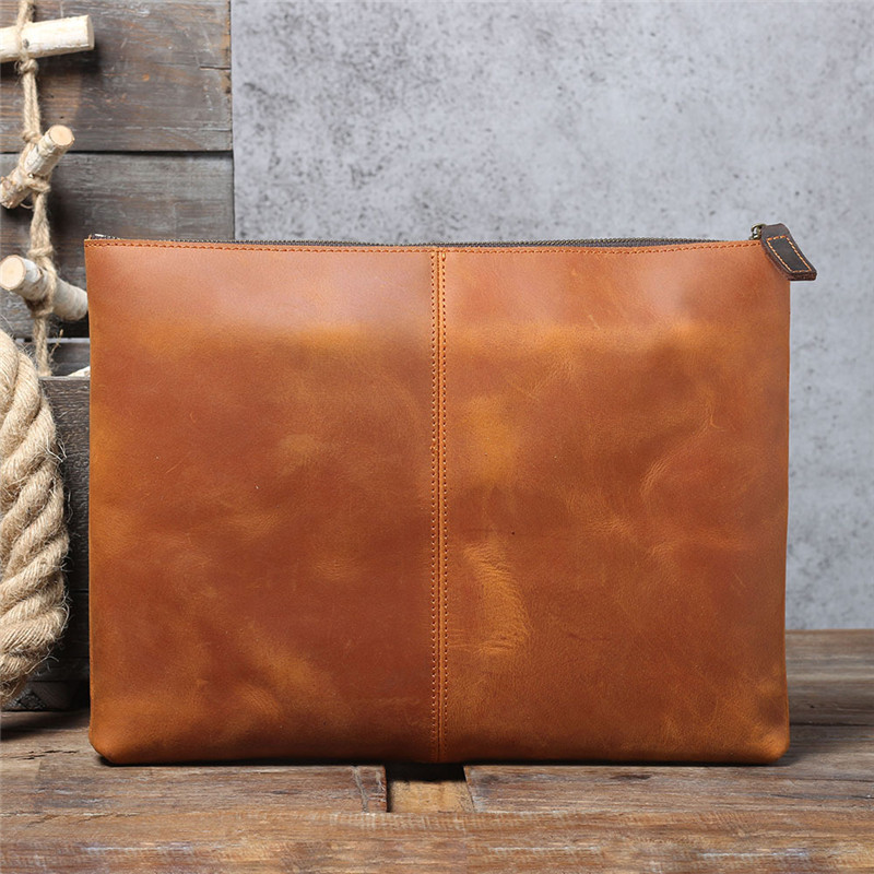Vintage handgefertigte Herren- – Leather Work Bag Laptop Bewertung und Preis