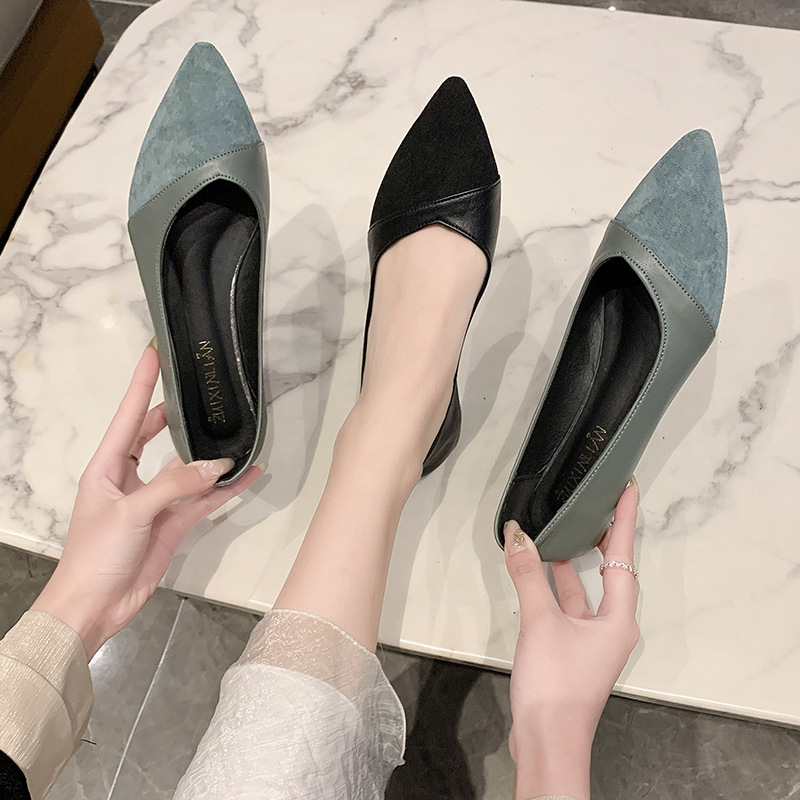 Flache schwarze Lederschuhe fü – For Leather Work Bewertung und Preis