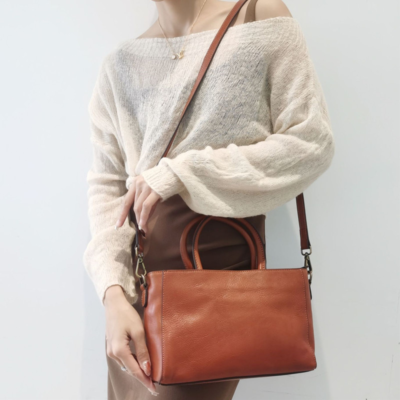 Top-Griff Taschen Frauen natür – Leather Work Handbags For Women Bewertung und Preis