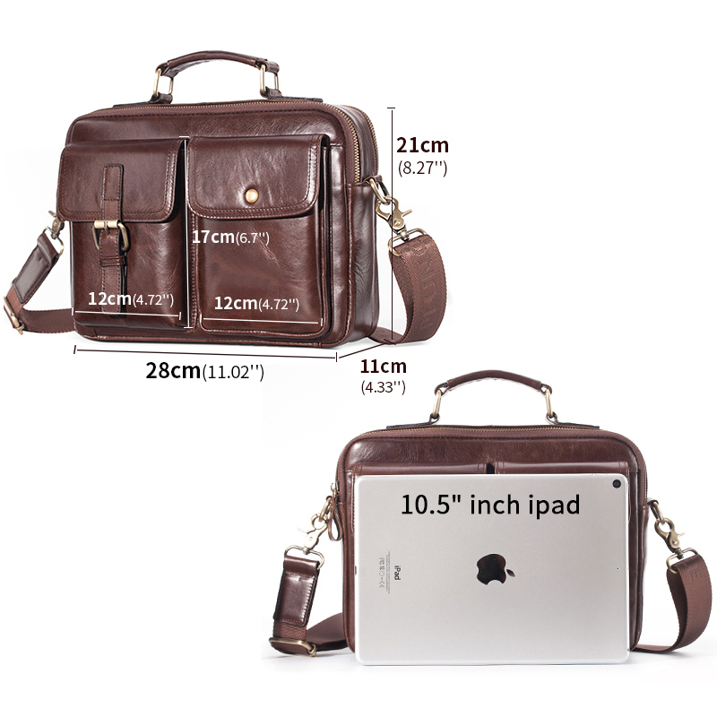 Marke Neue Rindsleder Umhänget – Leather Work Bag Men Bewertung und Preis