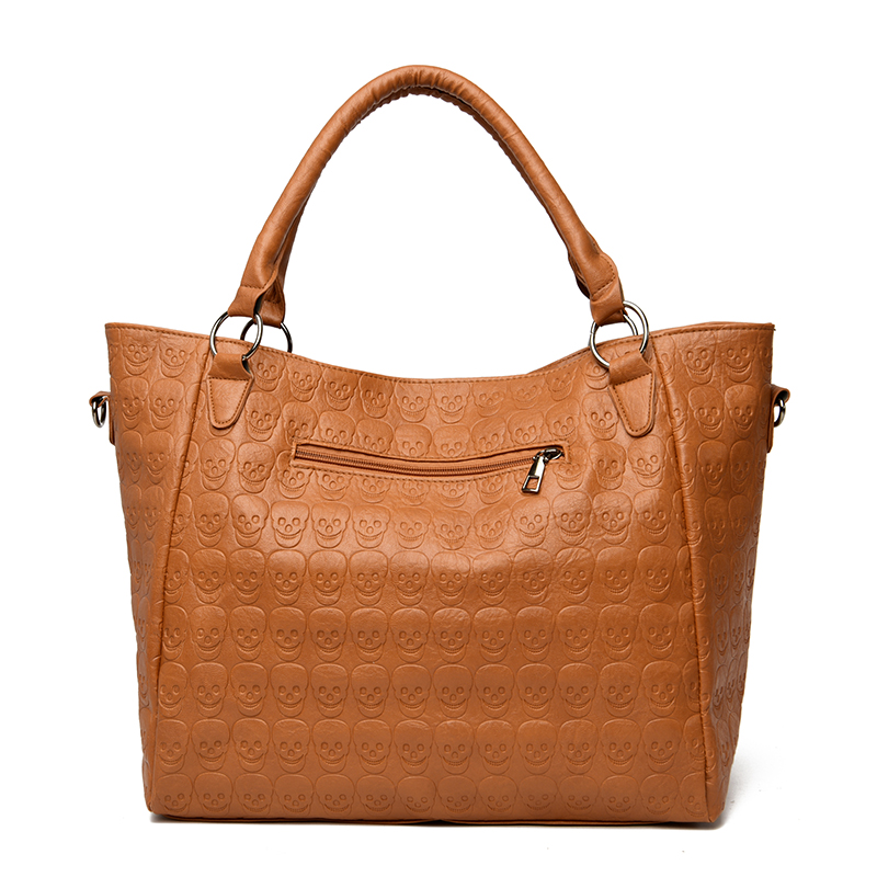 Punk-Totenkopf-Umhängetasche a – Leather Work Handbags For Women Bewertung und Preis