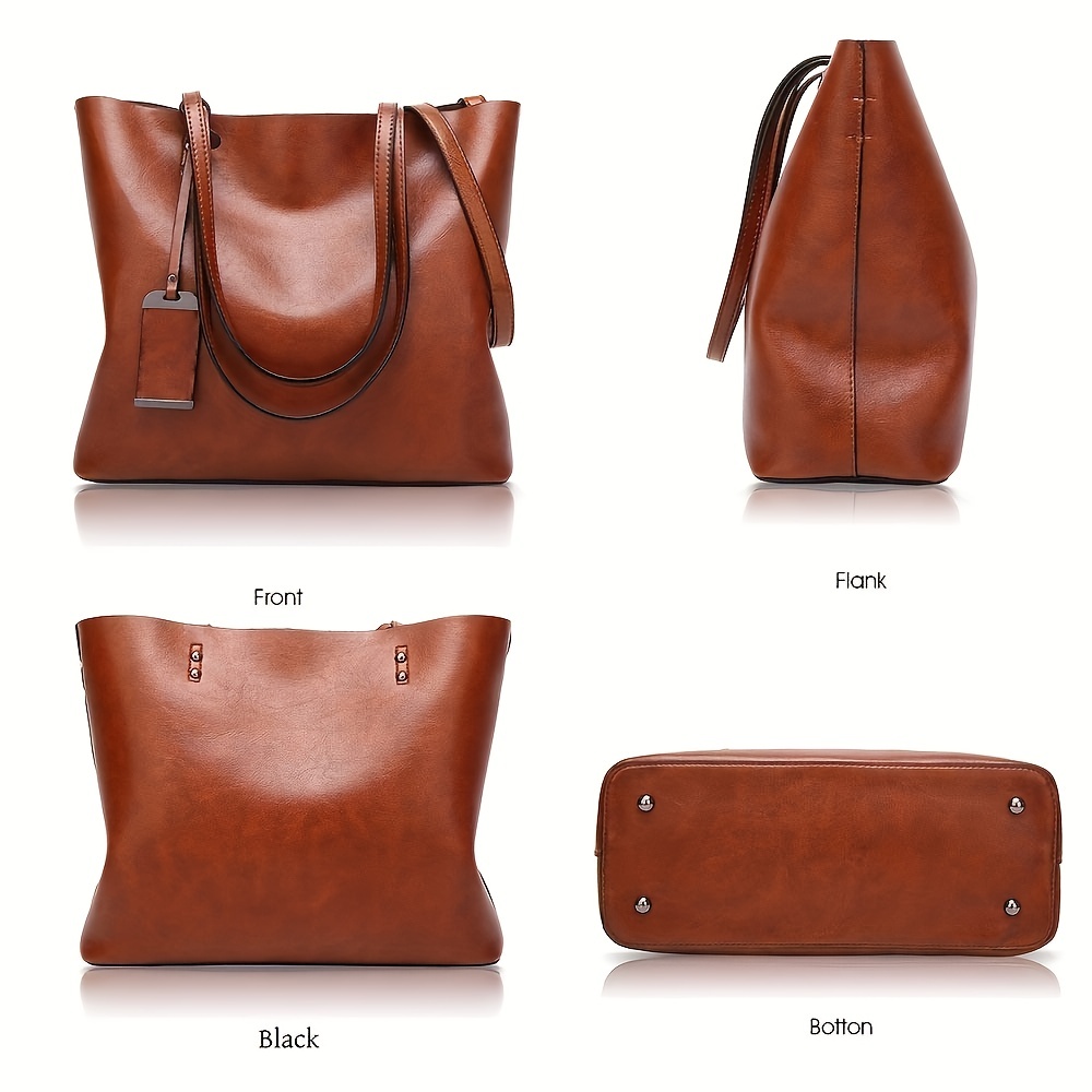 Modische klassische Retro Lede – Leather Work Handbags For Women Bewertung und Preis