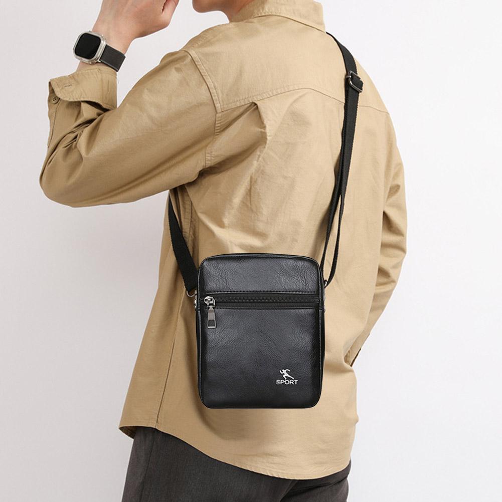 Umhängetasche aus PU-Leder für – Leather Work Bag Men Bewertung und Preis