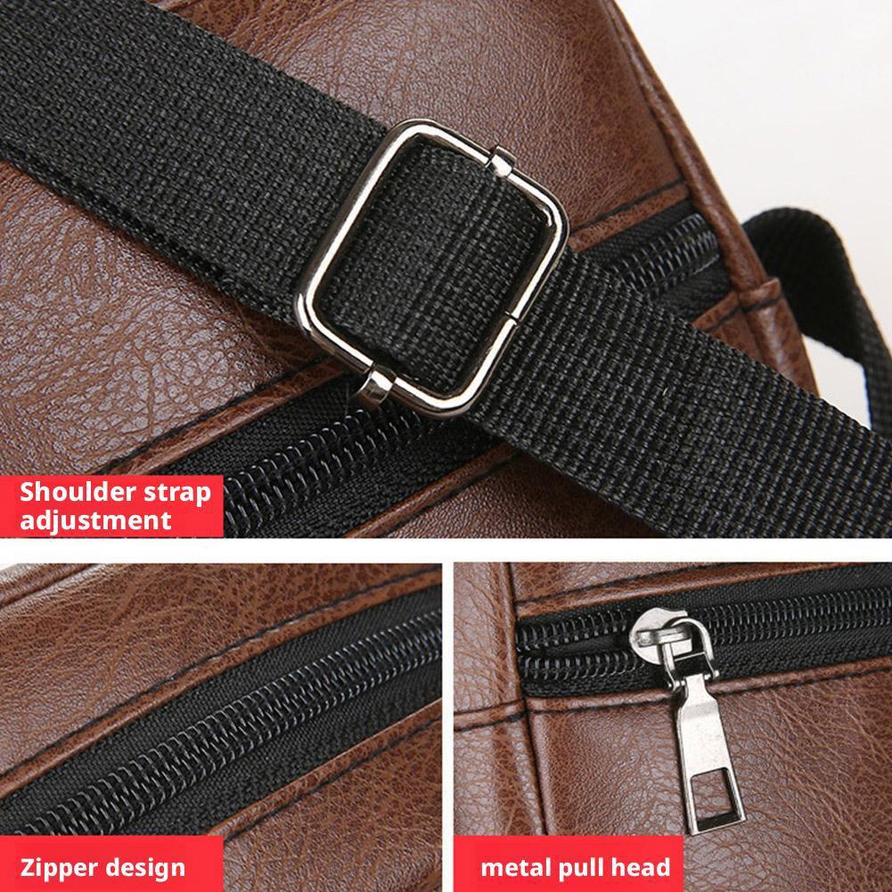 Umhängetasche aus PU-Leder für – Leather Work Bag Men Bewertung und Preis