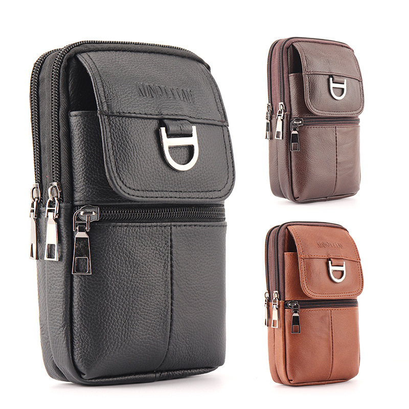 Herren-Leder-Gürteltasche - Gr – Leather Work Bag Men Bewertung und Preis