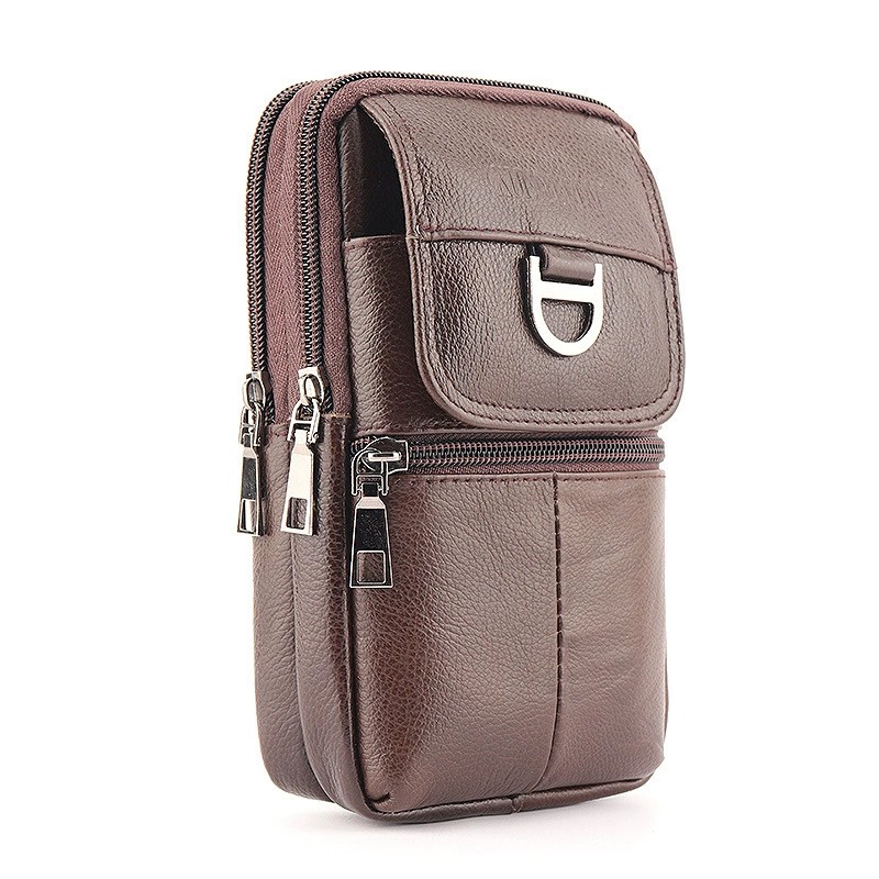Herren-Leder-Gürteltasche - Gr – Leather Work Bag Men Bewertung und Preis